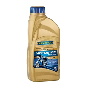 Масло моторное 4-х тактное Ravenol Motobike 4-T Ester 10W-50 SN MA-2 синтетическое 1 л