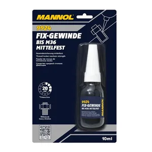 Фиксатор резьбы MANNOL 9924 Fix-Gewinde mittelfest 10 мл демонтируемый