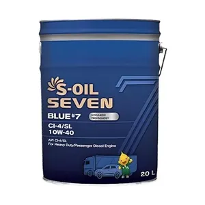 Масло моторное S-OIL BLUE #7 10W-40 CI-4/SL синтетическое 20 л
