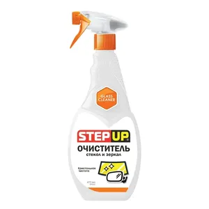 Очиститель стекол и зеркал STEP UP Glass Cleaner 473 мл спрей