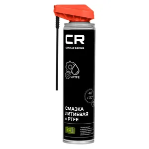 Смазка литиевая Carville Racing 400 мл аэрозоль с PTFE, белая