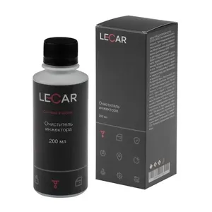 Очиститель инжекторов LECAR 200 мл в топливный бак флакон