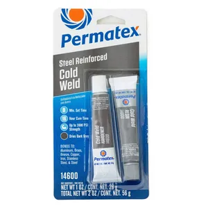 Холодная сварка PERMATEX 56 г 2-х компонентная, стальной компаунд