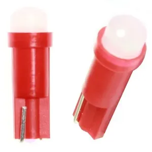 Лампа подсветки светодиодная T5 12V NORD YADA 1SMD красная